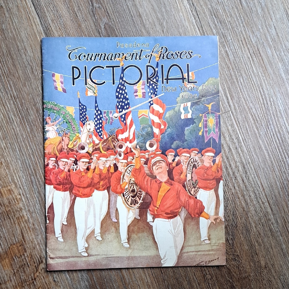 Vintage 1936 Tournament Of Roses Pictorial